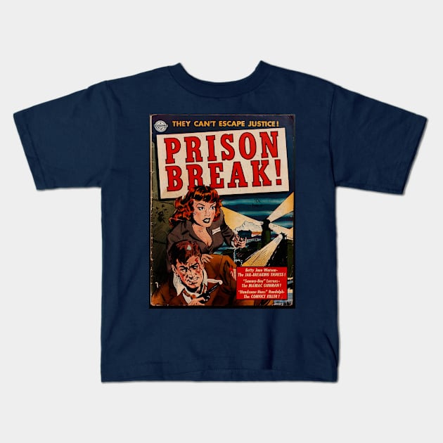 Prison Break Kids T-Shirt by LordDanix